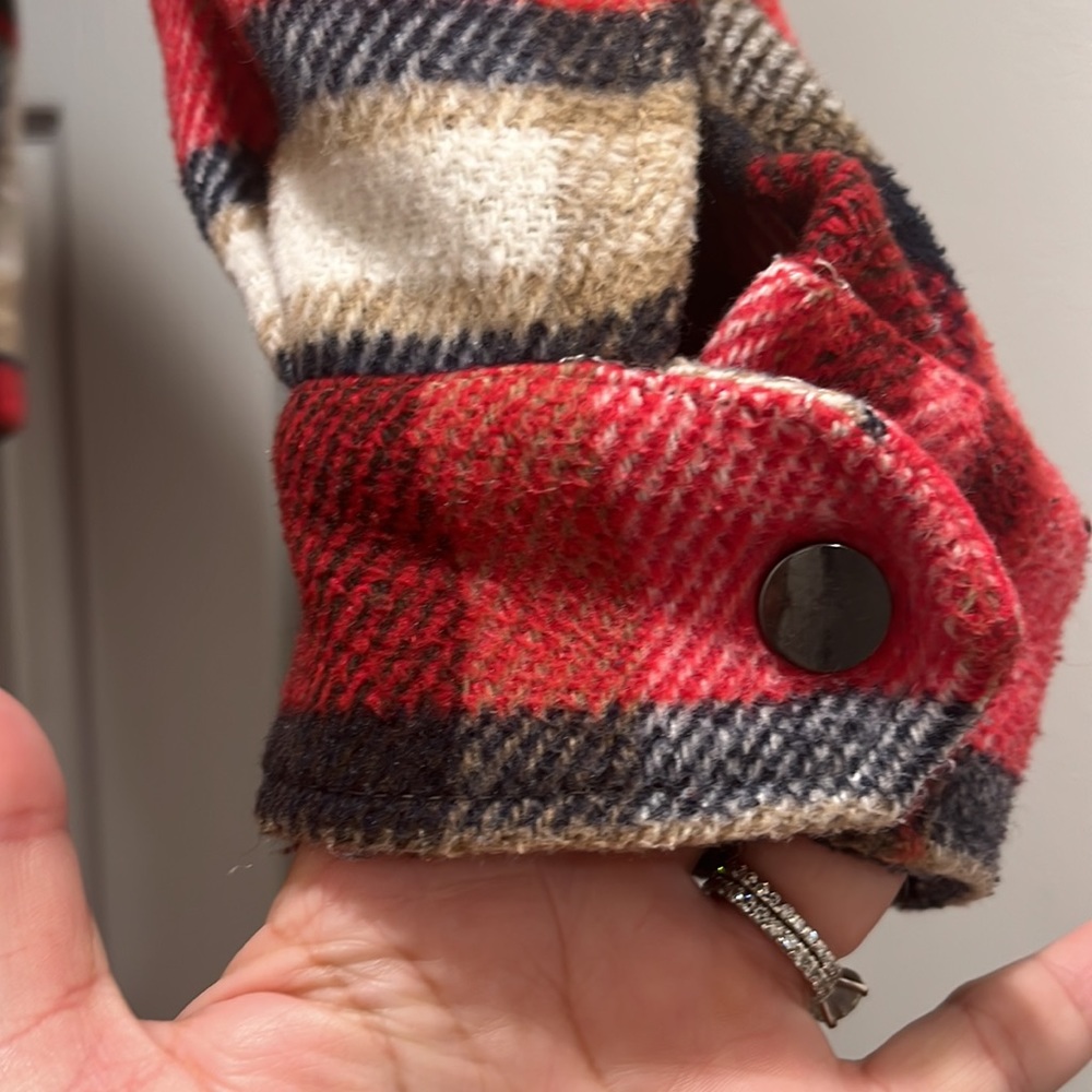 Zara Polyester Button Up Front Pockets Jacket, Me… - image 3